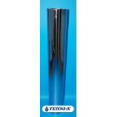 Труба дымоходная из нержавеющей стали толщиной 0,5 мм без утеплителя длинной 1 м Ø 120 мм