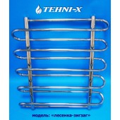 Водяной полотенцесушитель Tehni-x Лиана, высота 100 см, ширина 55 см, межосевое расстояние 40 см