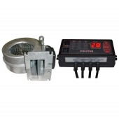 Комплект - автоматика POLSTER C-11 + вентилятор MplusM WPA X2 для твердотопливного котла