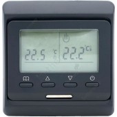 Терморегулятор IN-THERM E51 black кнопочный для теплого пола