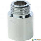 Удлиннитель 15 мм усиленный хромированный 3/4" HLV