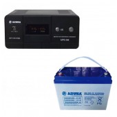 Комплект резервного питания Aruna UPS 500 + аккумулятор GEL 100 А·ч