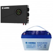 Комплект резервного питания Aruna UPS 500 WALL+ аккумулятор GEL 120 А·ч