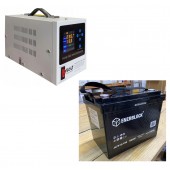 Комплект для резервного питания ИБП VOLTIK 850 + АКБ ENERBLOCK JLFP12-100