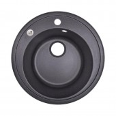 Мойка для кухни гранитная Lidz Мойка (BLA-03) D510/200