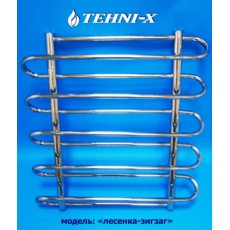 Водяной полотенцесушитель Tehni-x Лиана, высота 60 см, ширина 55 см, межосевое расстояние 40 см