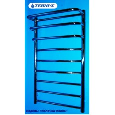 Водяной полотенцесушитель Tehni-x Евро Полка, высота 60 см, ширина 43 см, межосевое расстояние 40 см