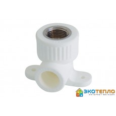 Колено настенное с внутренней резьбой Kalde White 20x1/2"вр