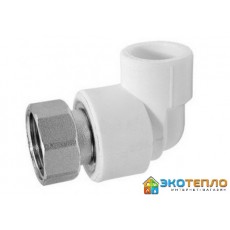 Колено с накидной гайкой Kalde White 20x1/2"вр.