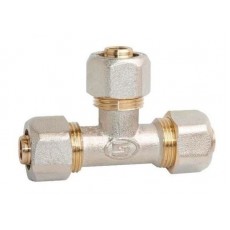 Тройник металлопластиковый обжимной Gross украина