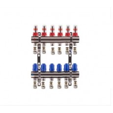 Коллектор для теплого пола KOER на 6 контуров