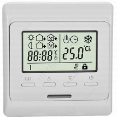 Терморегулятор IN-THERM E51 white кнопочный для теплого пола