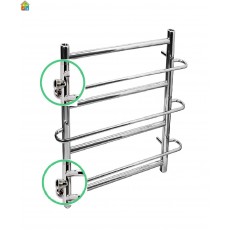 Водяной полотенцесушитель Tehni-x Релакс, высота 55 см, ширина 30 см, межосевое расстояние 50 см (боковое подключение)