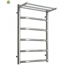 Водяной полотенцесушитель Tehni-x Трап Полка, высота 80 см, ширина 53 см, межосевое расстояние 50 см