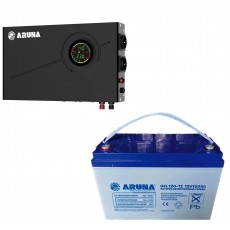 Комплект резервного питания ARUNA UPS 500 WALL и GEL 120 А·ч