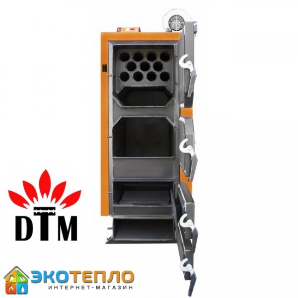 Котел на твердом топливе для отопления 13 кВт длительного горения