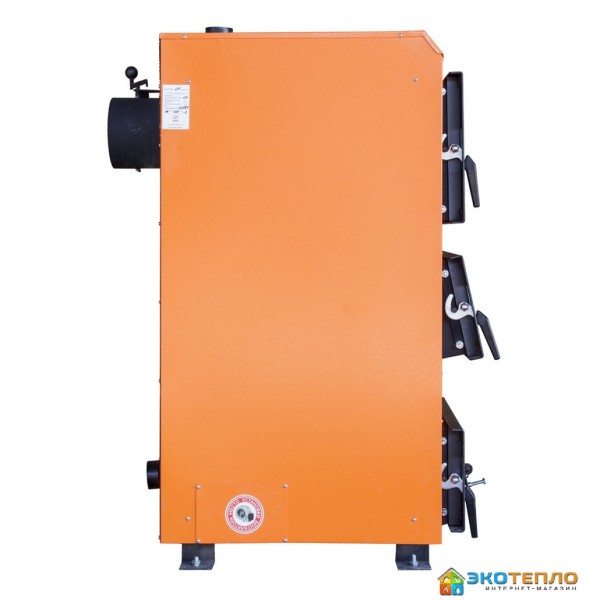 Котел на твердом топливе для отопления 12 кВт длительного горения