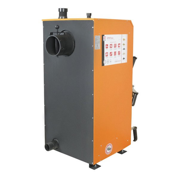 Котел на твердом топливе для отопления 17 кВт длительного горения