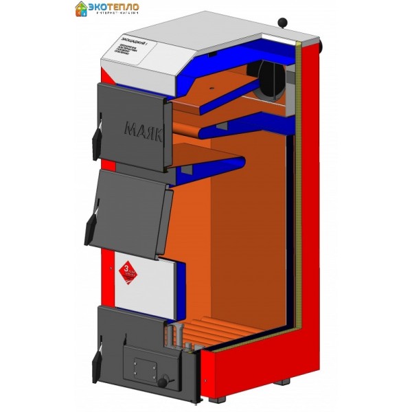Котел на твердом топливе для отопления 20 кВт 