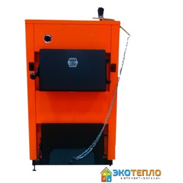 Котел на твердом топливе для отопления 13 кВт