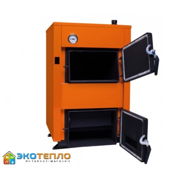 Котел на твердом топливе для отопления 13 кВт