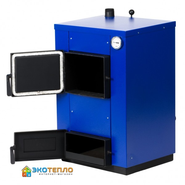 Котел на твердом топливе для отопления 12 кВт 