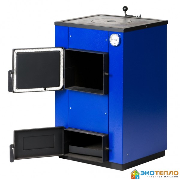 Котел на твердом топливе для отопления 12 кВт 