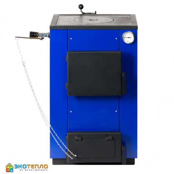 Котел на твердом топливе для отопления 12 кВт 