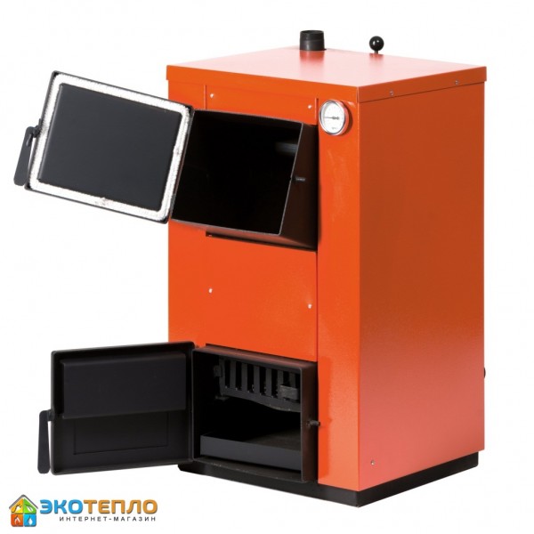 Котел на твердом топливе для отопления 10 кВт 