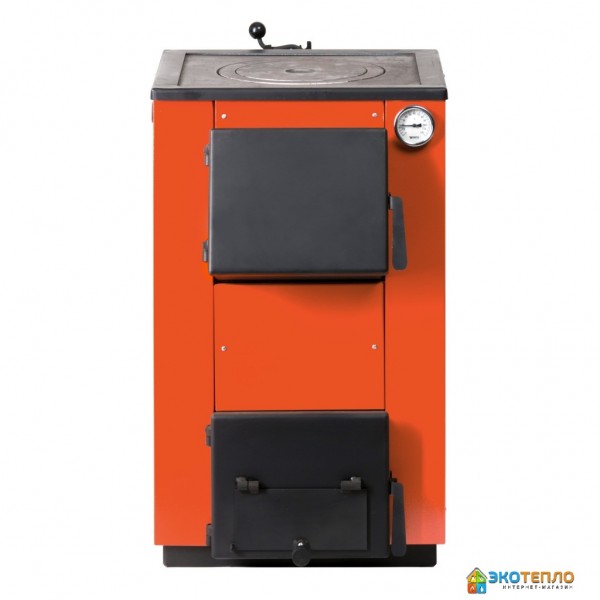 Котел на твердом топливе для отопления 12 кВт 
