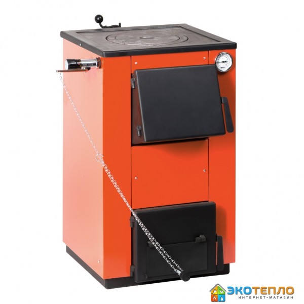 Котел на твердом топливе для отопления 12 кВт 