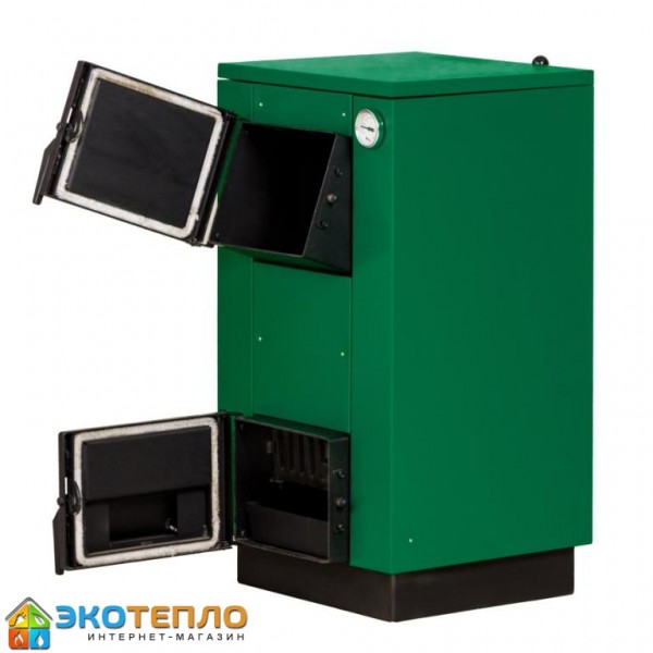 Котел на твердом топливе для отопления 15 кВт 