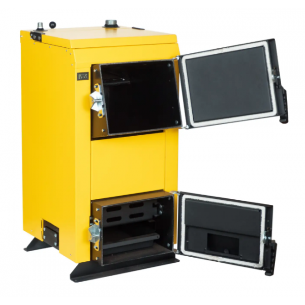 Котёл твердотопливный Макситерм Т5 16П с плитой (сталь 5 мм)