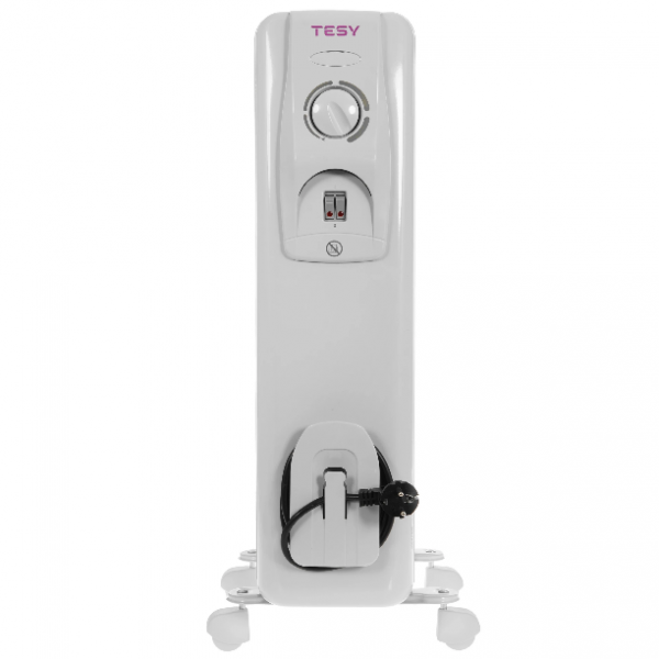 Масляный радиатор Tesy CC 2510 E05 R (с терморегулятором, датчиком от падения и перегрева)