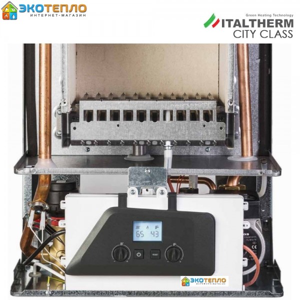 Газовый дымоходный котел Italtherm экономный