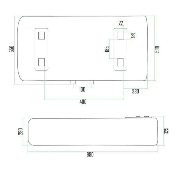 Водонагреватель Thermo Alliance DT80H20G(PD) горизонтальный