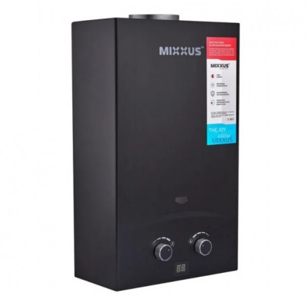 Газовая колонка MIXXUS GWH-0210 BASIC BLACK Газовая колонка MIXXUS GWH-0210 BASIC BLACK