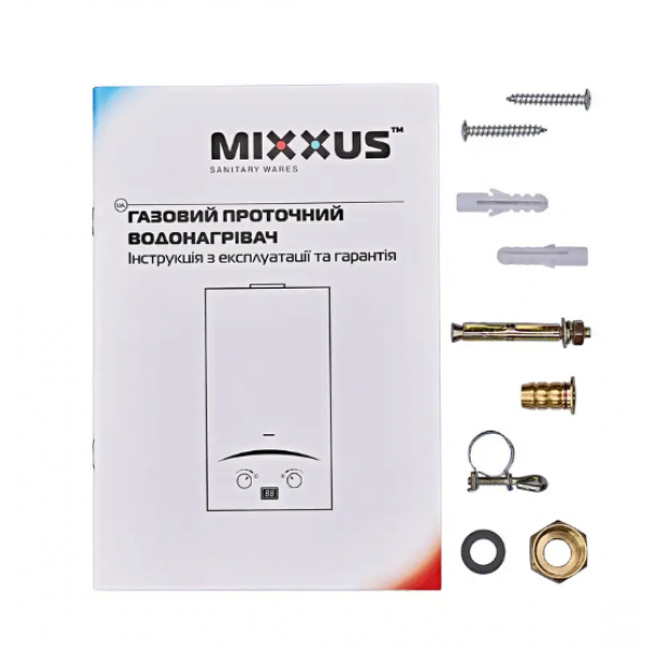 Газовая колонка MIXXUS GWH-0310 BASIC GLASS