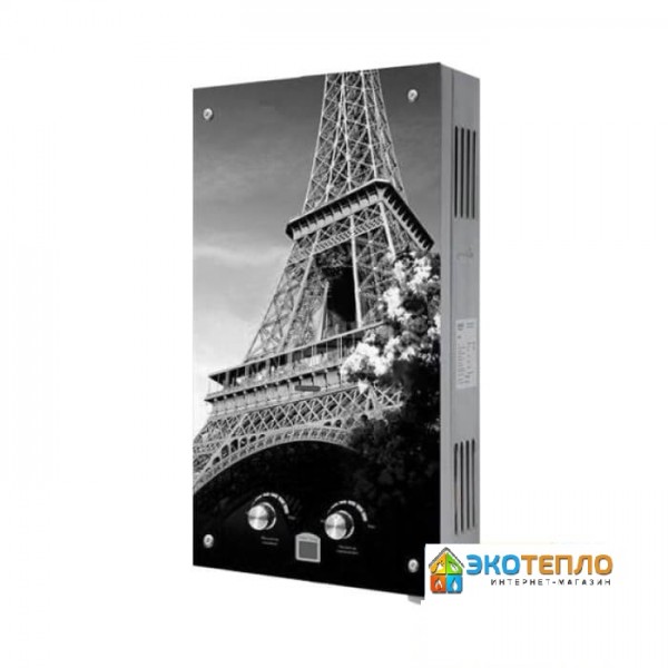 Газовая колонка Rocterm экономная надежная Газовая колонка Rocterm дымоходная стекло