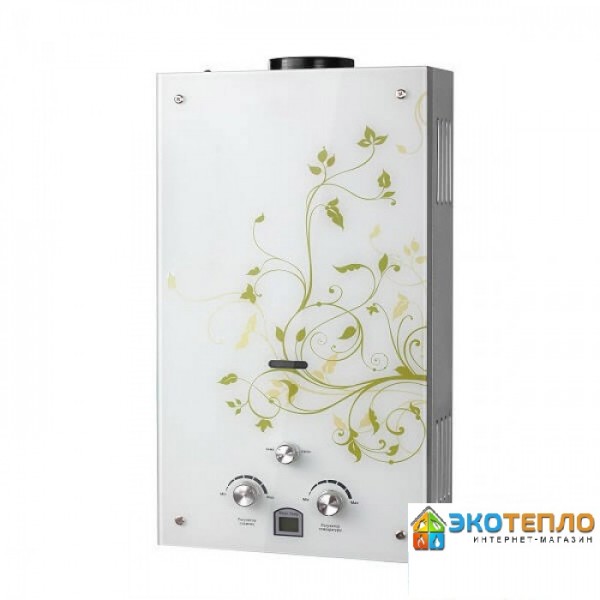 Газовая колонка Rocterm дымоходная стекло