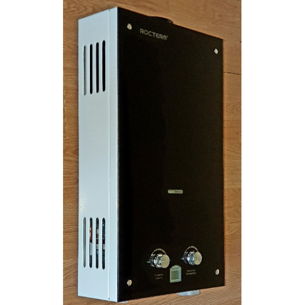 Газовая колонка Rocterm дымоходная стекло