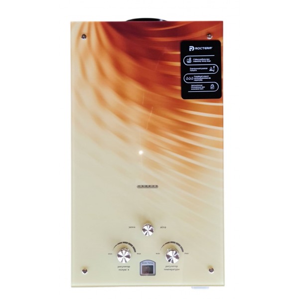 Газовая колонка Rocterm дымоходная стекло