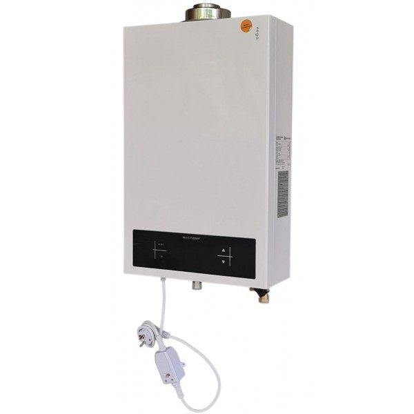 Газовая турбированная колонка Rocterm ВПГ 12 BF (труба в комплекте) OXI FREE