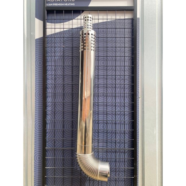 Газовая турбированная колонка Rocterm ВПГ 12 BF (труба в комплекте) OXI FREE