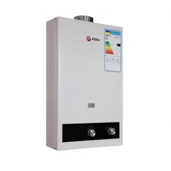 Водонагрівач проточний газовий RODA JSD20-T2M без модуляції (труба у комплекті)