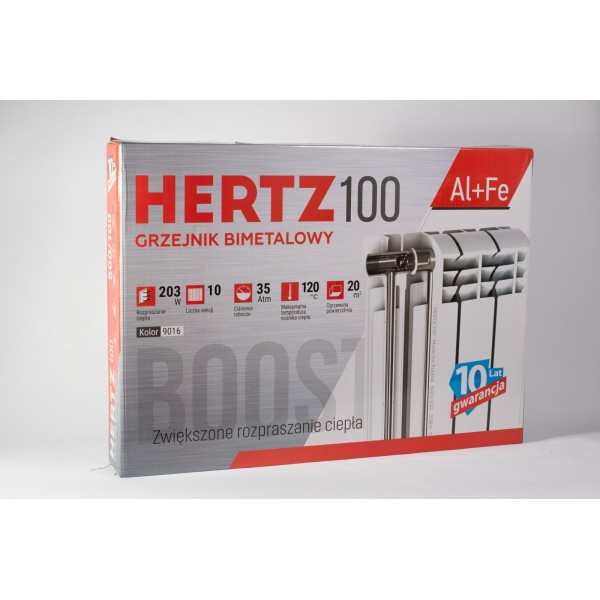 Радиатор биметаллический HERTZ 500/100 Биметалл HERTZ 500/100