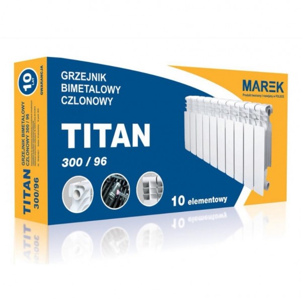 Радиатор секционный биметаллический MAREK TITAN 300/96