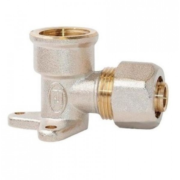 Угол металлопластиковый обжимной установочный Gross украина