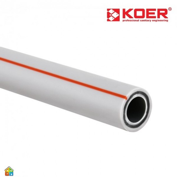 Труба KOER PPR PN20 Композит Базальт 20x3.4