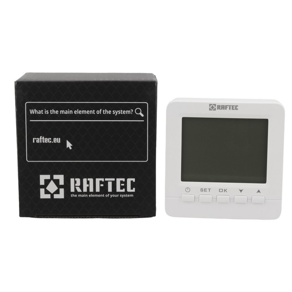 Терморегулятор беспроводной недельный для водяного теплого пола Raftec R02B05WL